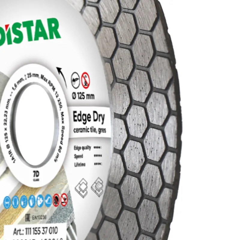 Distar 1A1R Edge Dry Serie - Diamantzaagblad - 115mm - 2-in-1 Functie - Droogsneden von Bosch Professional – Produktbild