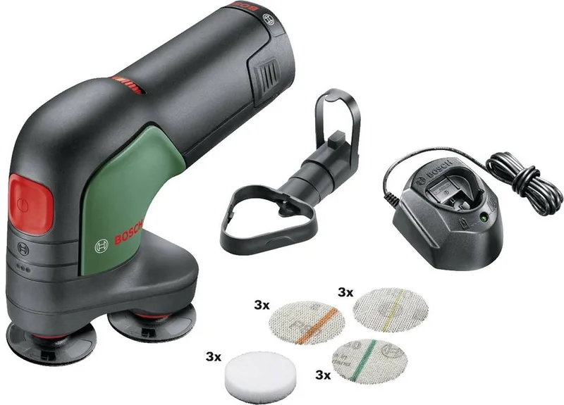 EasyCurvSander 12 Accuschijfschuur- & polijstmachine - Incl. schuurnetten set - Met 1x 12 V accu en lader de Bosch – image du produit