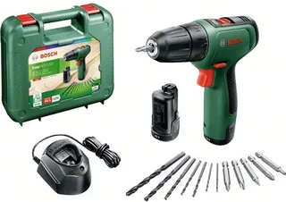 EasyDrill 1200 Accuschroefboormachine - Met dubbele schroefbit en koffer - Met 2x 12 V accu en lader by Bosch – product image 1 of 6