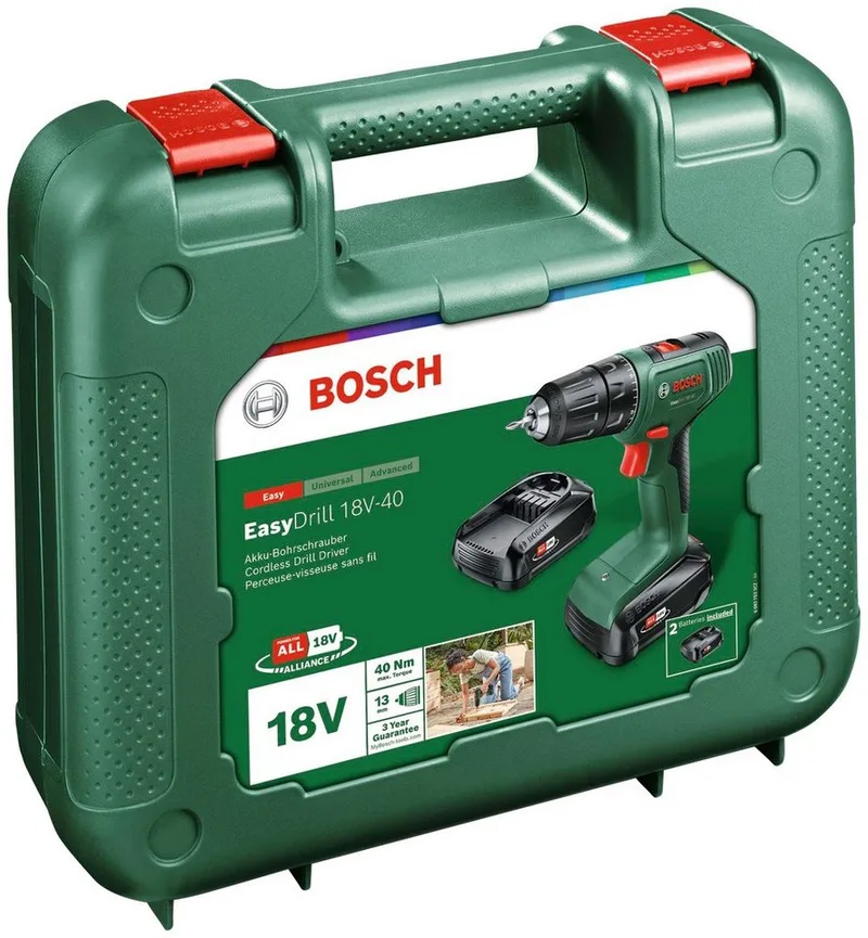 EasyDrill 18V-40 Accuboormachine - Met 2x 18V accu en een lader van Bosch – productafbeelding 4 van 5