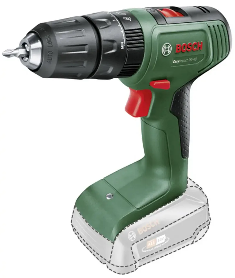 EasyImpact 18V-40 2-Gang-Akku-Bohrschrauber inkl. Koffer, inkl. Ladegerät, inkl. Akku von Bosch – Produktbild