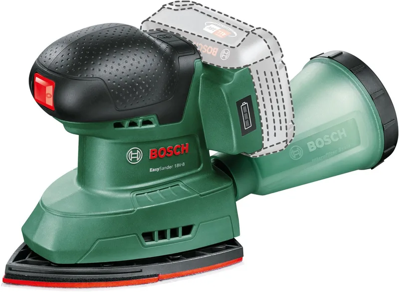 EasySander 18V-8 - Accu Multischuurmachine - Incl. 3 schuurbladen - Zonder 18V accu en lader by Bosch Home & Garden – product image 3 of 5