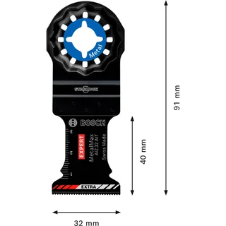 Expert Aiz 32 Ait Metalmax Metalmax 32 X 40 Mm Zaagblad Voor Multitool 5 Eenheden by Bosch Professional – product image 2 of 3