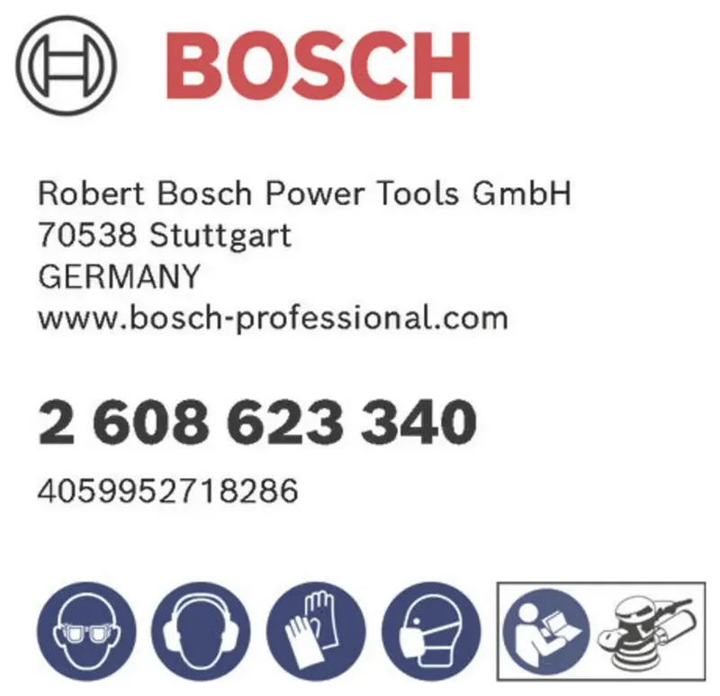 EXPERT C430 Schleifpapier-Set, K40/60/80/120/180, 125mm, 100-tlg., Starter Pack von Bosch Professional – Produktbild 2 von 2