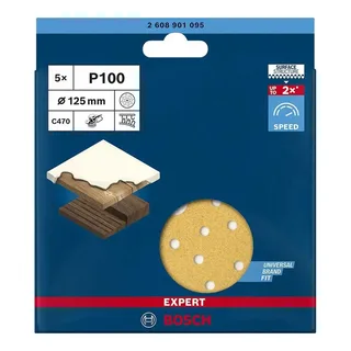 Expert C470 Sanding Discs P100 5pcs de Bosch – image du produit 3 sur 5