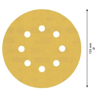 Expert C470 Sanding Discs P400 5pcs van Bosch – productafbeelding 2 van 5