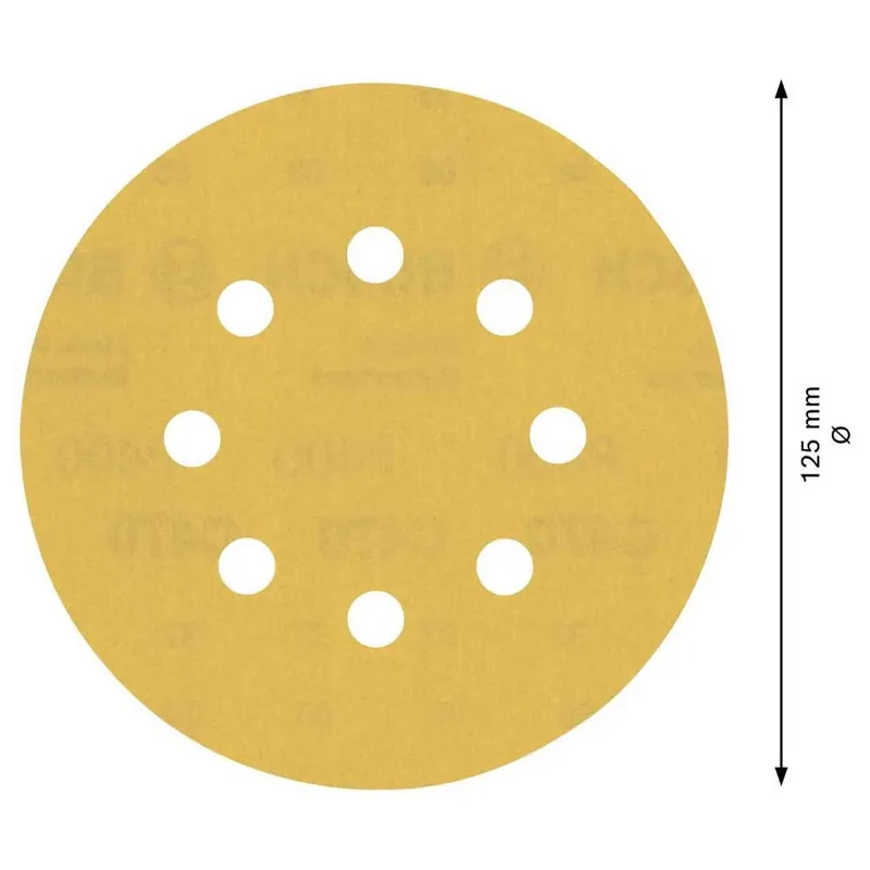 Expert C470 Sanding Discs P400 5pcs van Bosch – productafbeelding 2 van 5