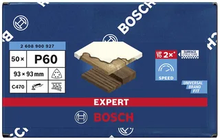 Expert C470 Schleifpapier für Deltaschleifer, 93 mm, G 60 von Bosch Professional – Produktbild 2 von 2