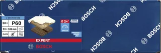 EXPERT C470 Schleifpapier mit 8 Löcher für Schwingschleifer 93 x 186mm G 60 10-tlg. für Exzenterschleifer by Bosch Professional – product image 2 of 2
