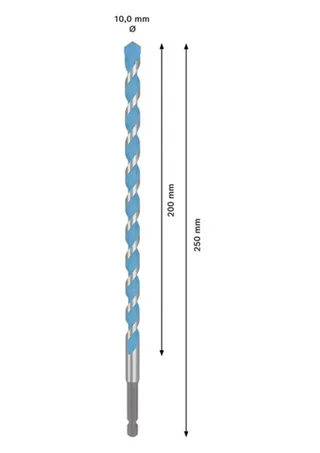 Expert Hex-9 Multi Construction 10 X 200 X 250 Mm Multimateriaalboor by Bosch Professional – product image 2 of 2
