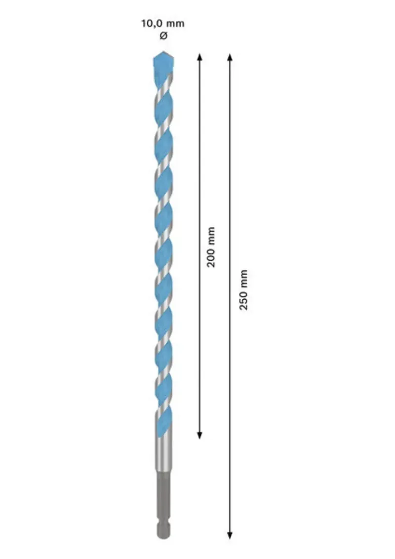 Expert Hex-9 Multi Construction 10 X 200 X 250 Mm Multimateriaalboor by Bosch Professional – product image 2 of 2