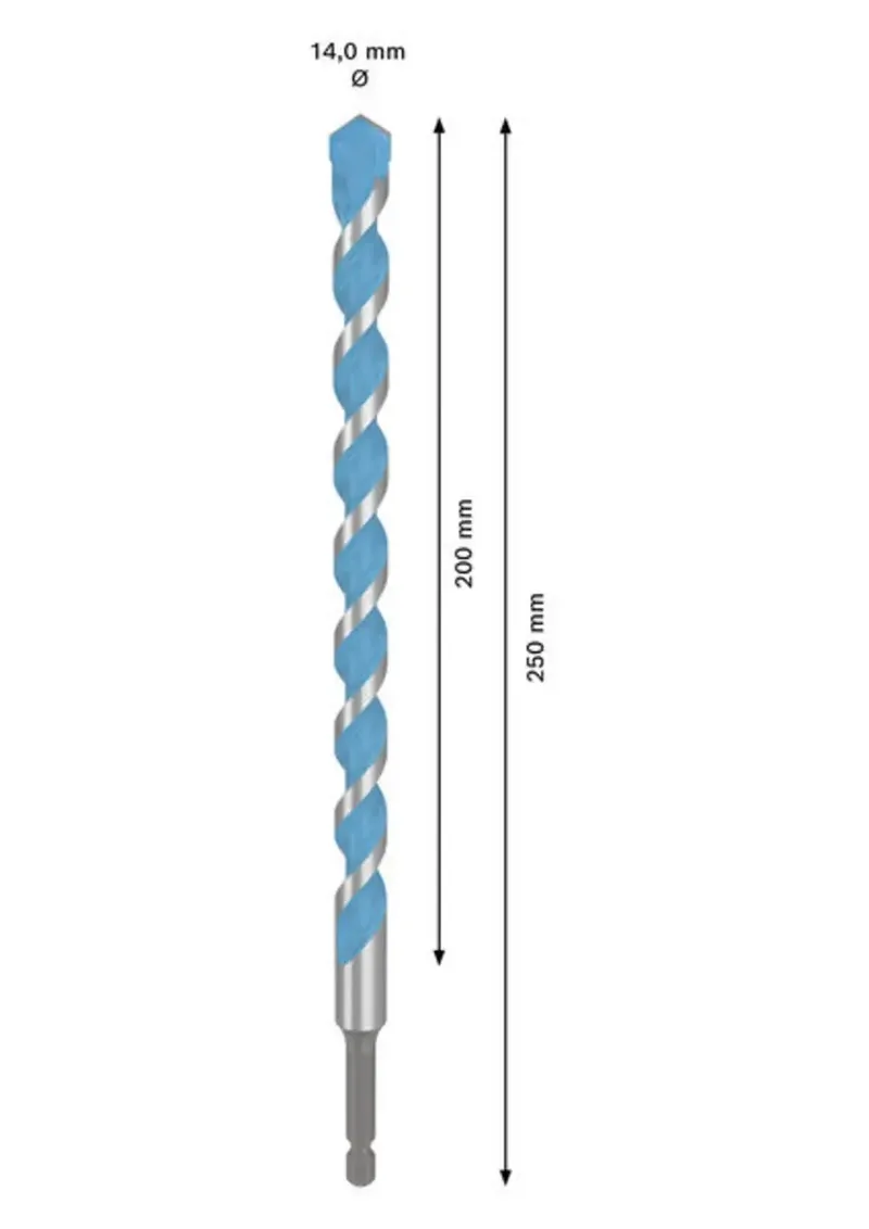 Expert Hex-9 Multi Construction 14 X 200 X 250 Mm Multimateriaalboor by Bosch Professional – product image 2 of 2