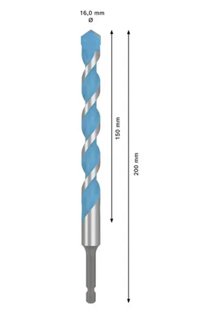 Expert Hex-9 Multi Construction 16 X 150 X 200 Mm Multimateriaalboor by Bosch Professional – product image 2 of 2