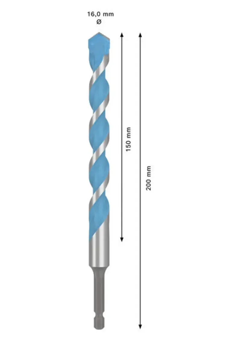 Expert Hex-9 Multi Construction 16 X 150 X 200 Mm Multimateriaalboor by Bosch Professional – product image 2 of 2