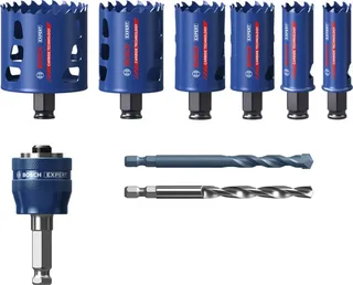 EXPERT Multi Material Power Change Plus-Lochsäge, 22/25/35/40/51/68x60 mm,9-tlg. by Bosch Professional – product image 2 of 2