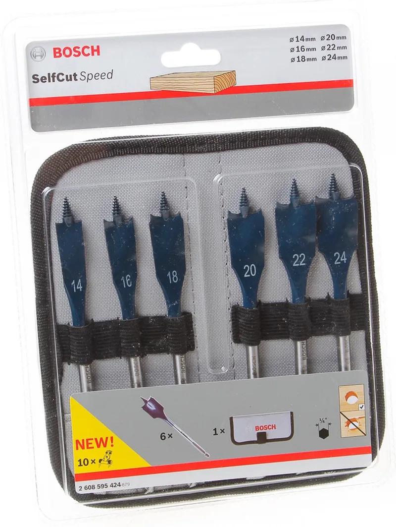 Expert Self Cut Speed boorset - 6-delige houtborenset de Bosch Professional – image du produit