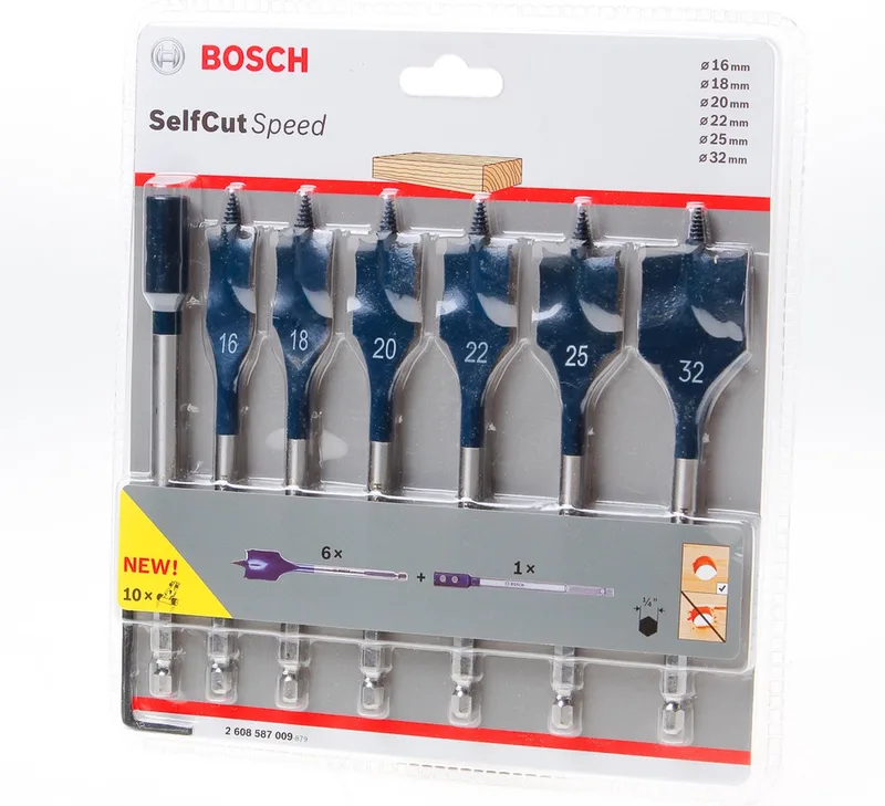 Expert Self Cut Speed boorset - 7-delige houtborenset by Bosch Professional – product image