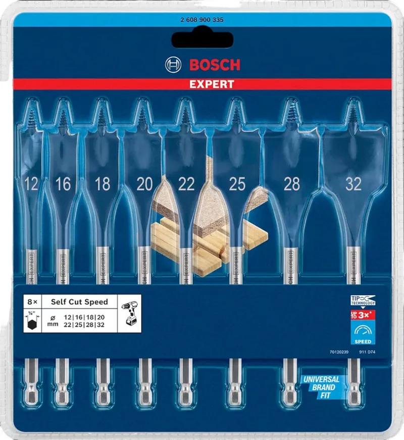 Expert Self Cut Speed boorset - 8-delige houtborenset by Bosch Professional – product image