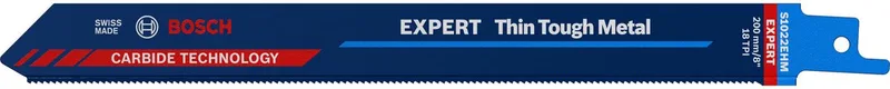 Expert Serie - Sabelzaagblad - 200mm - Carbide Technologie - Dun Metaal von Bosch Professional – Produktbild 1 von 6
