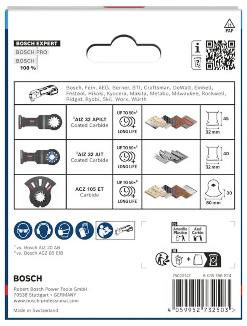 EXPERT Starlock Sägeblatt Set, 3-tlg. by Bosch – product image 2 of 2