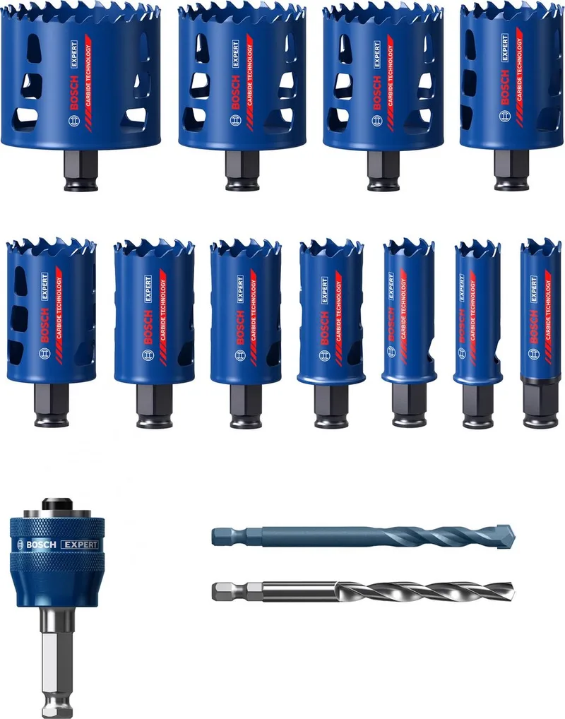 Expert Tough material Gatenzaag - 14-delige set fra Bosch Professional – produktbillede