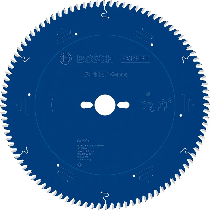 Expert Wood 300 X 3.2/2.2 X 30 Mm T96 Kreissägeblatt Für Holz von Bosch Professional – Produktbild