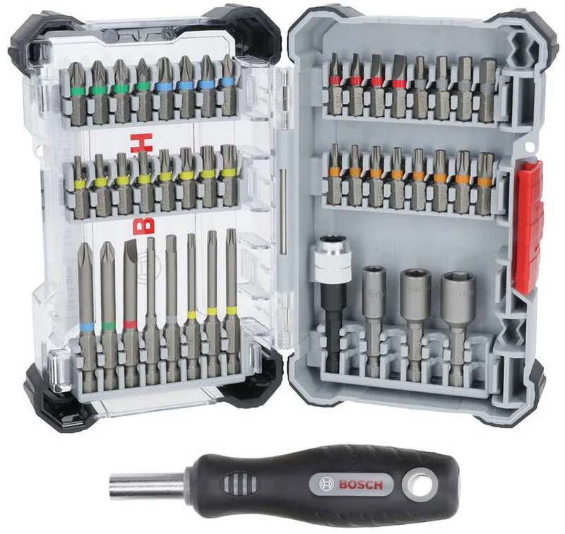Extra harde schroevendraaierset 44+1 st. - 2607017733 von Bosch – Produktbild