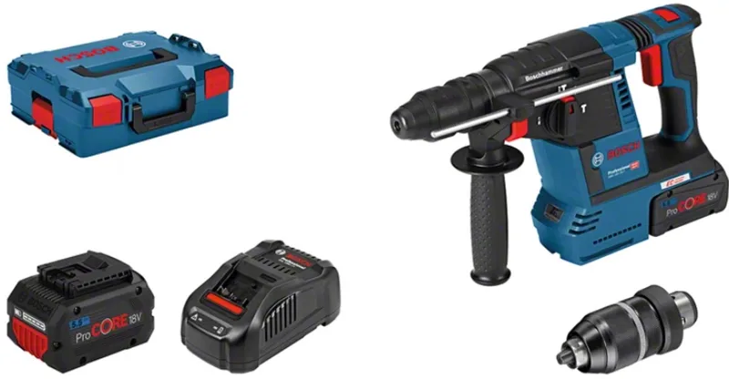 GBH 18V-26 F Accu boorhamer C&G in L-Boxx met 2x 5,5Ah accu's- 061191000F van Bosch – productafbeelding