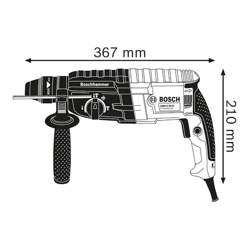 Gbh 240 + Ac Boorhamer von Bosch – Produktbild 3 von 6
