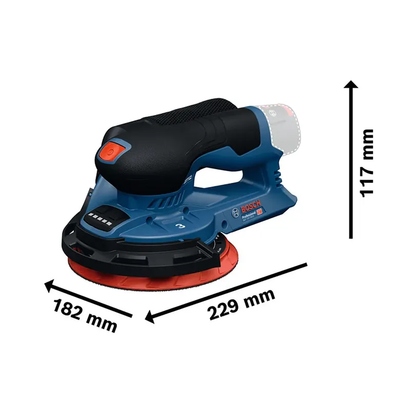 Gex 12v-150-3 Willekeurige Orbitale Schuurmachine van Bosch – productafbeelding 3 van 6