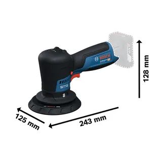 Gpx 12v-125 Elektrische Polijstmachine de Bosch – image du produit 3 sur 6