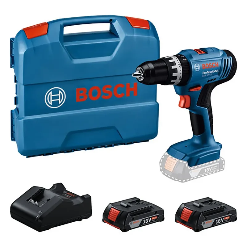 Gsb 18v-25 + 2 Bat 2.0 + Mal Boorhamer by Bosch – product image 1 of 6