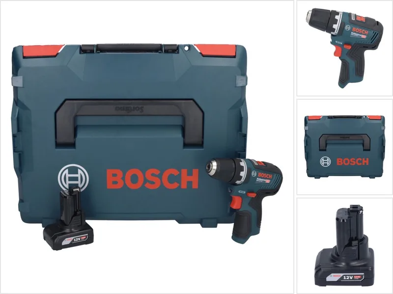 GSR 12V-35 Professionele accuboormachine 12 V 35 Nm borstelloos + 1x accu 6.0 Ah + L-Boxx - zonder oplader von Bosch Professional – Produktbild