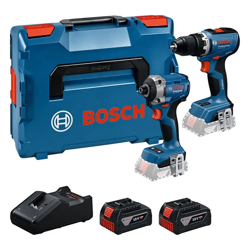 Gsr 18v-65 + Gdr 18v-215+2x5.0ah+gal+ Lb Elektrische Gereedschapset från Bosch Professional – produktbild 1 av 6