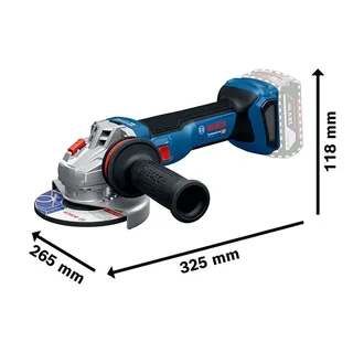 Gws 18v-11 S (125)+ 1 Bat 5.0 + L-boxx Haakse Slijper de Bosch Professional – image du produit 3 sur 6