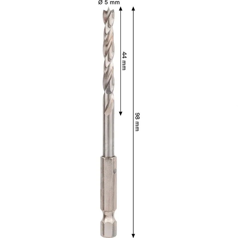 Hexagonal Hss Pro Wood 5x99 Mm Houtboor by Bosch – product image 2 of 6