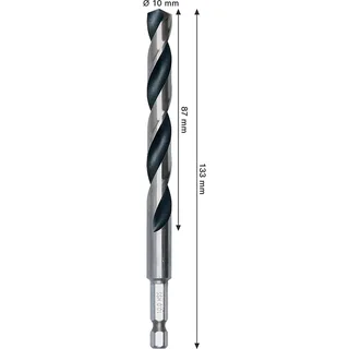 Hexagonal Metal Hss Pointeq 10 Mm Metaalboor by Bosch – product image 3 of 6