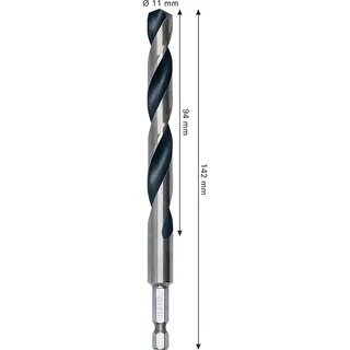 Hexagonal Metal Hss Pointeq 11 Mm Metaalboor van Bosch – productafbeelding 2 van 2