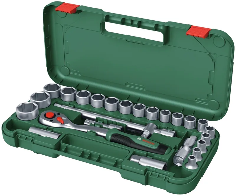 Home and Garden 1600A02Z9F 1600A02Z9F Dopsleutelset by Bosch, Kleurloos – product image