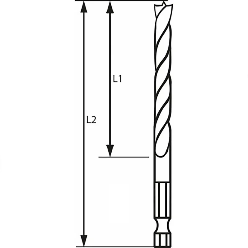 houtboor zeskant 5 mm van Bosch – productafbeelding 1 van 2