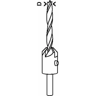 Houtspiraalboor met verzinkboor - 3 mm by Bosch Professional – product image 2 of 2