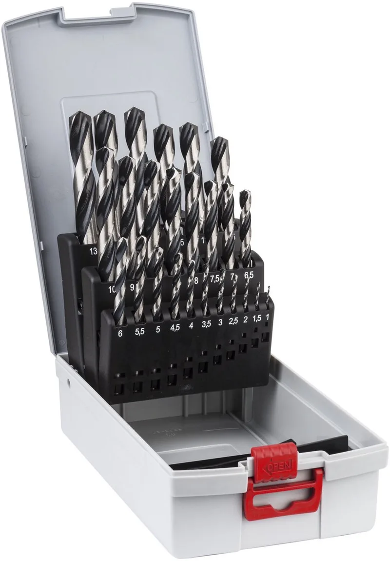 HSS PointTeQ Serie - Boorset - 25 stuks - Metaalboren - Snelle en Precieze Boringen van Bosch – productafbeelding 1 van 6
