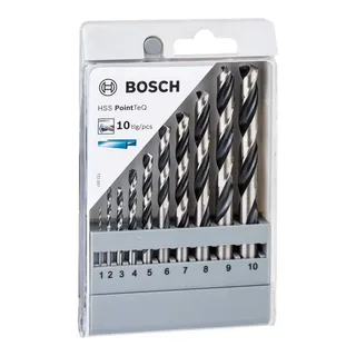 HSS PointTeQ Serie - Boorset Metalen - 10-delig - Snelle Boorsnelheid - Zelfcentrerende Punt van Bosch Professional – productafbeelding 2 van 5