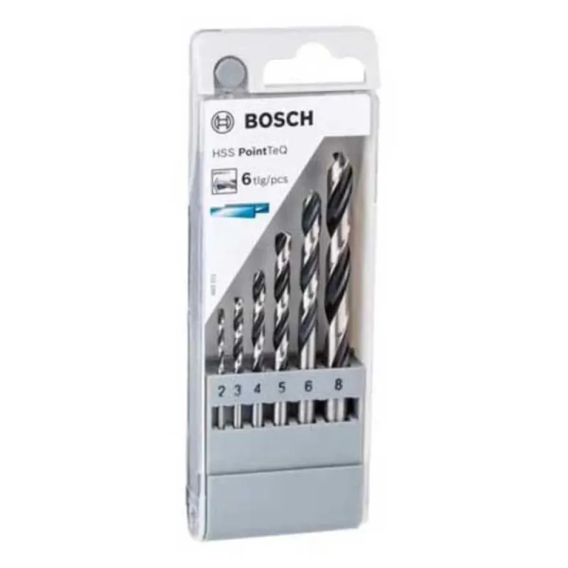 HSS PointTeQ Serie - Metaalboorset - 6-delig - Snel en Nauwkeurig de Bosch Professional – image du produit 2 sur 4