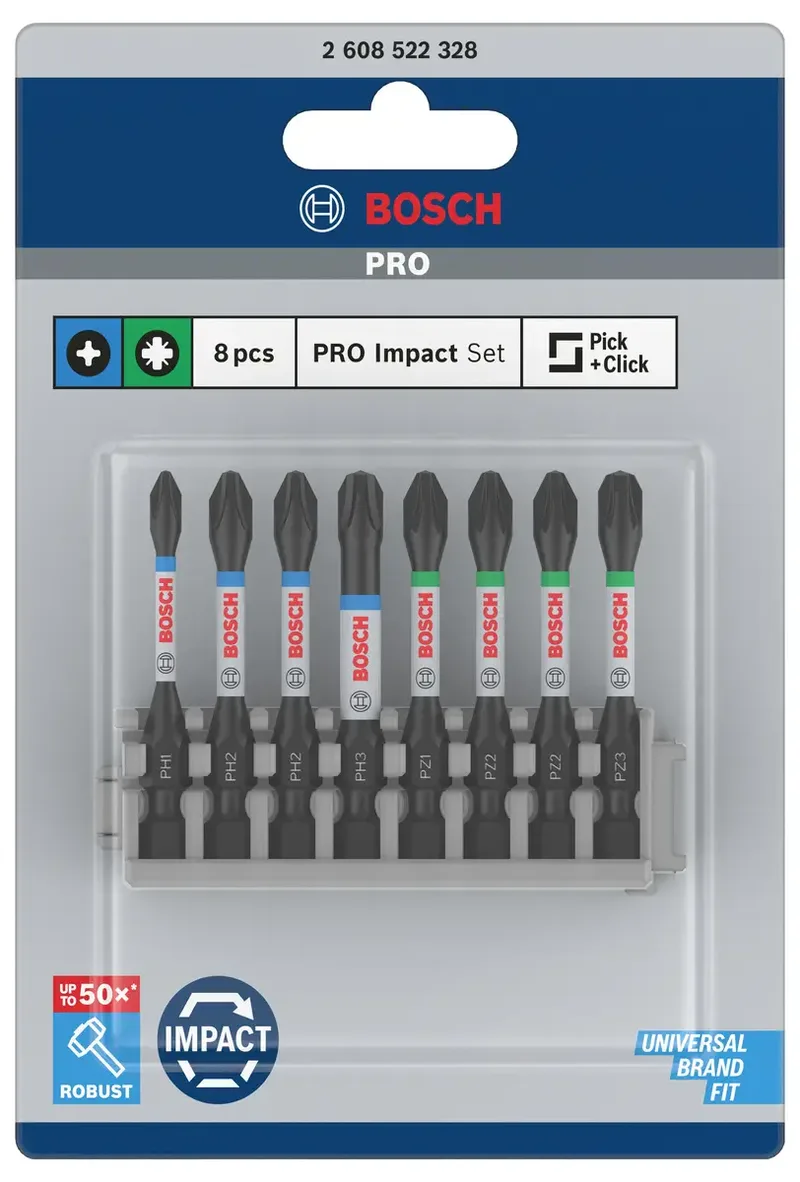 Impact Power Bit 50mm, 8x de Bosch – image du produit 2 sur 2