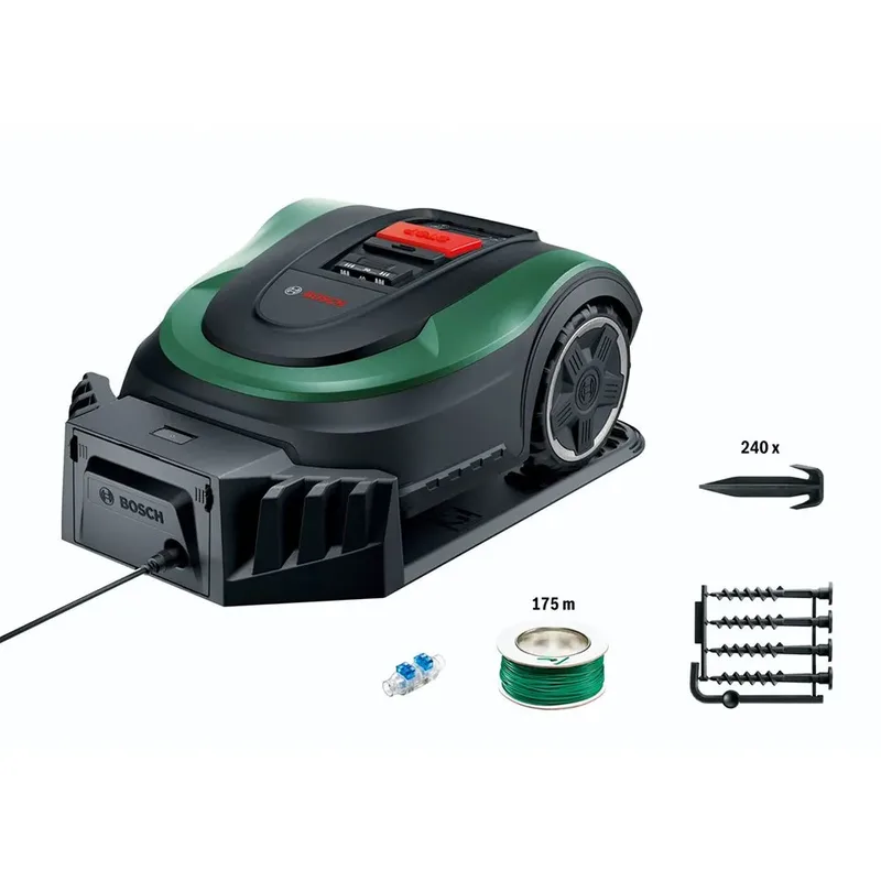 Indego M 700 Robotmaaier - Voor gazons tot 700 m2 - Incl. laadstation en accessoires van Bosch – productafbeelding 4 van 6