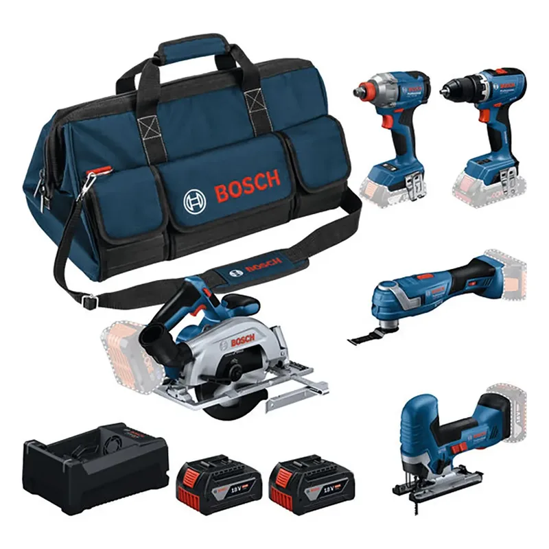 Kit18v:gsr+gdx+gks+gop+gst+2x5.0+gal Elektrische Gereedschapset von Bosch Home & Garden – Produktbild 2 von 6