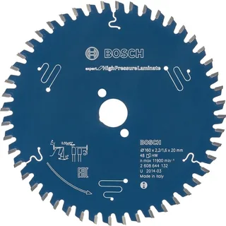 Kreissägeblatt AD 160mm Z.48 TR-F Bohr.20mm Schnitt-B.2,2mm HM de Bosch Professional – image du produit 1 sur 2