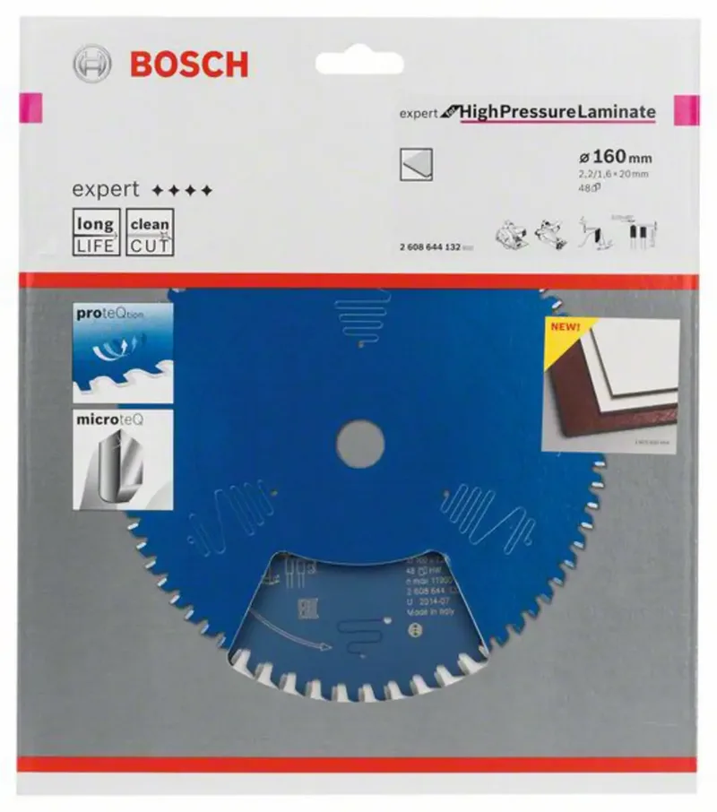Kreissägeblatt AD 160mm Z.48 TR-F Bohr.20mm Schnitt-B.2,2mm HM de Bosch Professional – image du produit 2 sur 2