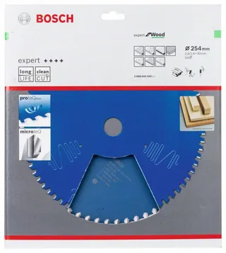 Kreissägeblatt AD 254mm Z.54 WZ Bohr.30mm Schnitt-B.2,6mm HM by Bosch Professional – product image 2 of 2